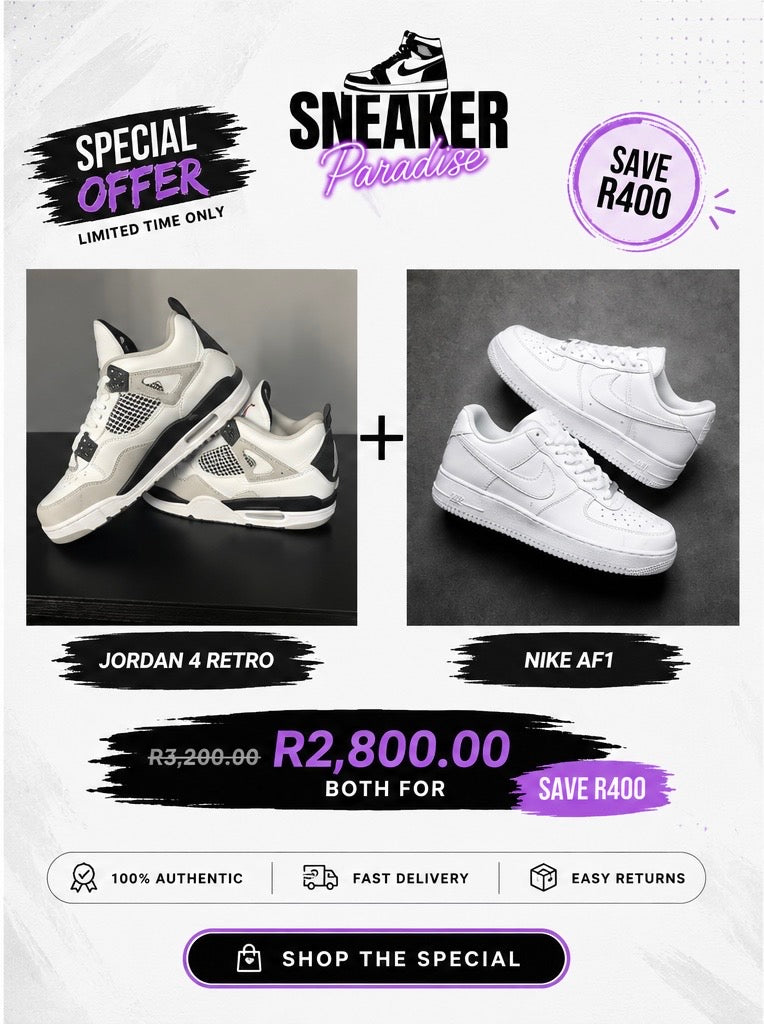 Jordan 4 retro x Nike AF1
