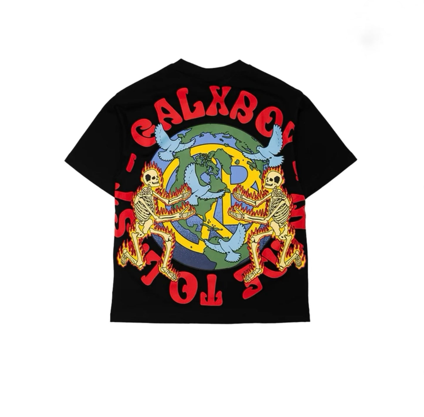 GALXBOY WORLD PEACE T-SHIRT (BLACK)