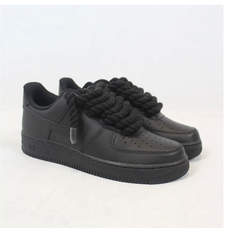 Nike Air Force 1 "Rope Laces" Black