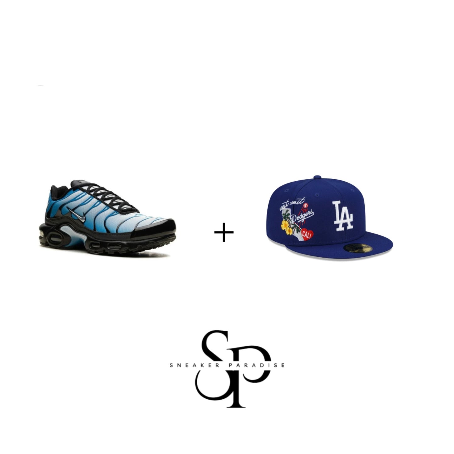 Nike Air Max Plus x Los Angeles Dodgers 59Fifty Fitted Cap