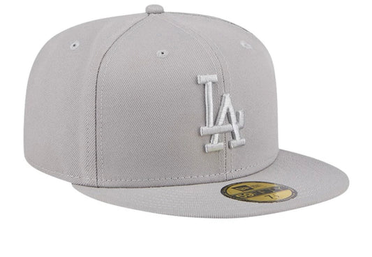 Los Angeles Dodgers 59Fifty Basic Grey Fitted Cap