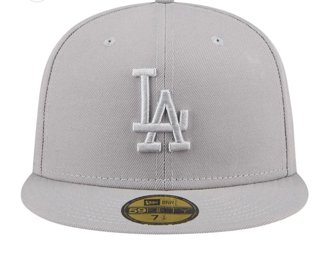 Los Angeles Dodgers 59Fifty Basic Grey Fitted Cap